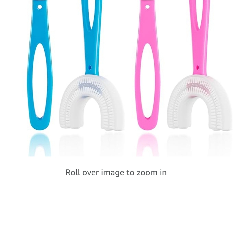 4 pack kids U shaped toothbrush for 2-8 years old (12)